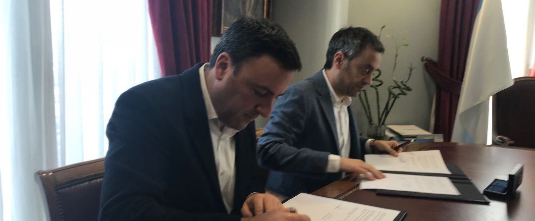 La Diputación y el Ayuntamiento de A Coruña han firmado un convenio por el cual la institución provicial financiará 