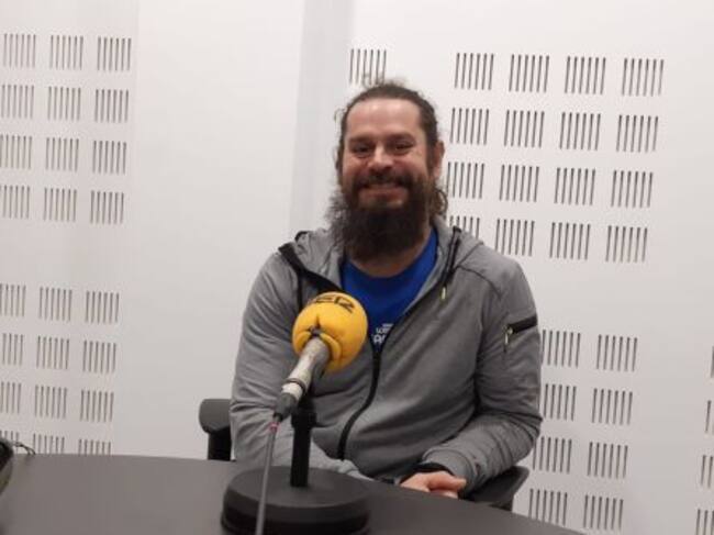 Oriol Combarros, en los estudios de 'Hoy por Hoy Madrid Sur'