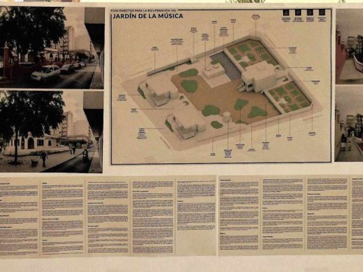 El Plan Director del Jardín de la Música de Elda ya está expuesto en Idelsa