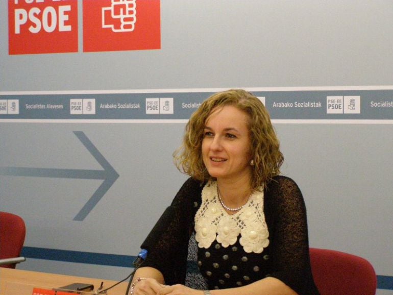 Cristina González, secretaria general del PSE alavés