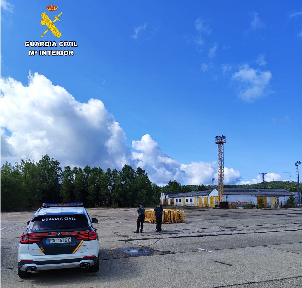 Dispositivo especial de la Guardia Civil de Palencia