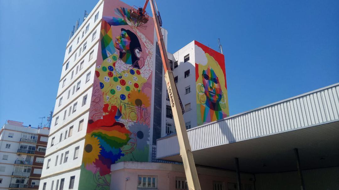 Murales realizados por el artista urbano ‘Okuda’