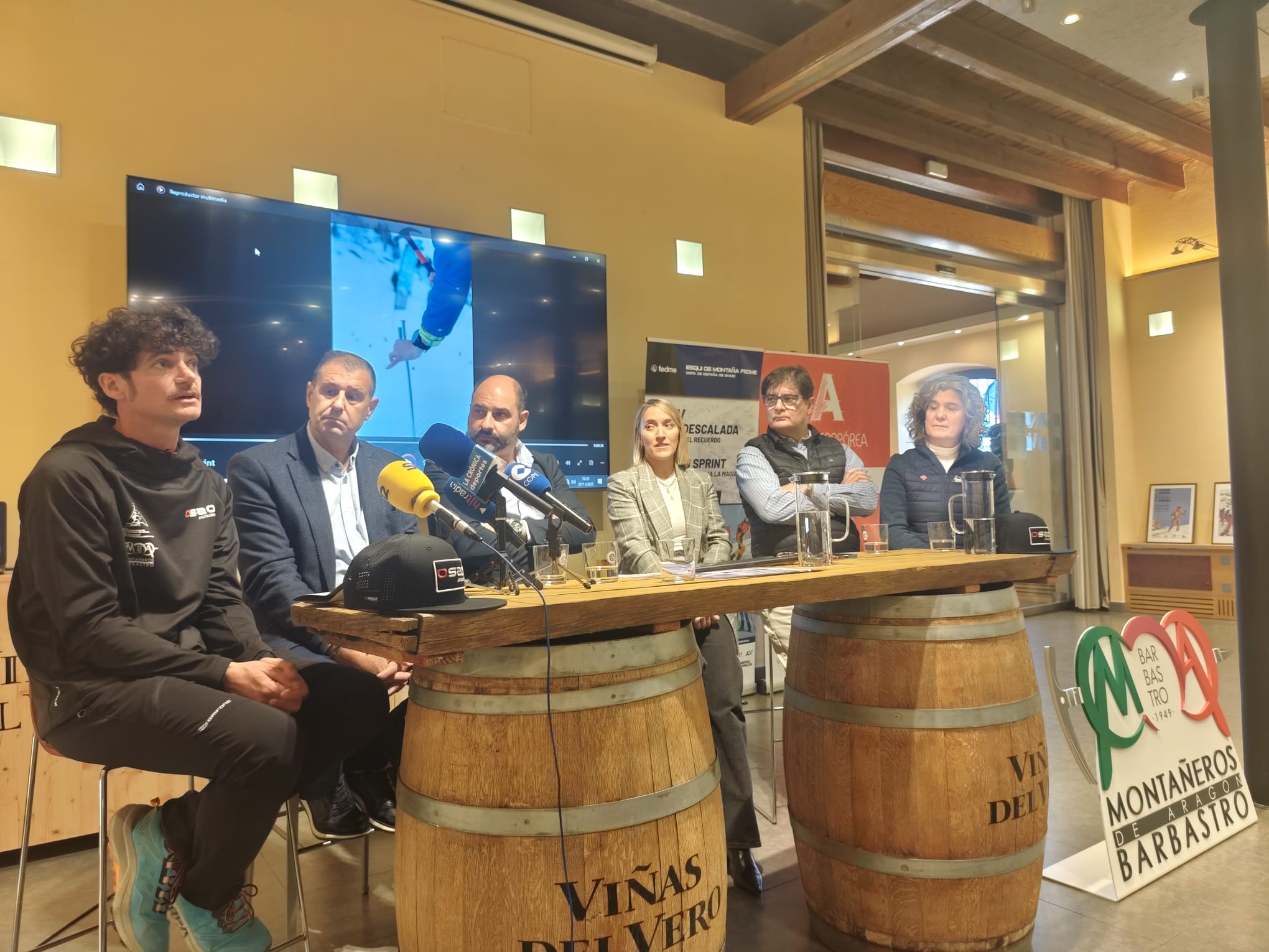 Presentación XXV Cronoescalada Memorial del Recuerdo en Viñas del Vero.