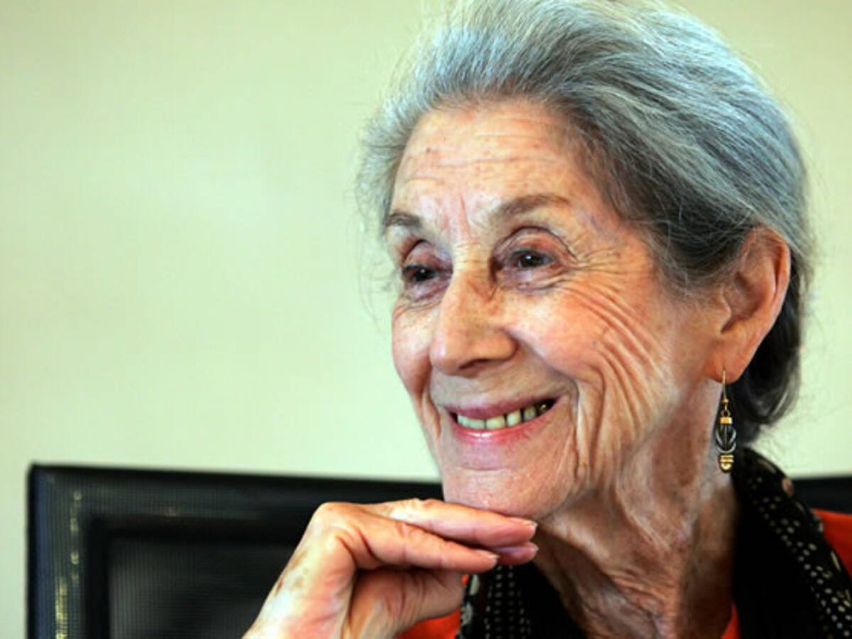 Muere Nadine Gordimer, voz de la Sudáfrica libre