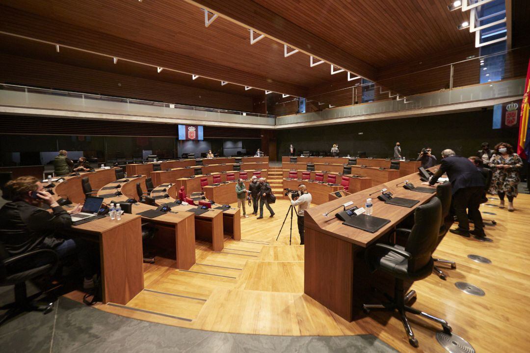 Mesa y Junta de portavoces en el Parlamento de Navarra.