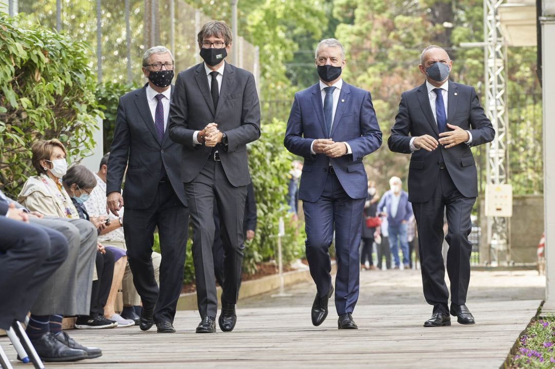 Urkullu, a su llegada al homenaje a las víctimas del coronavirus