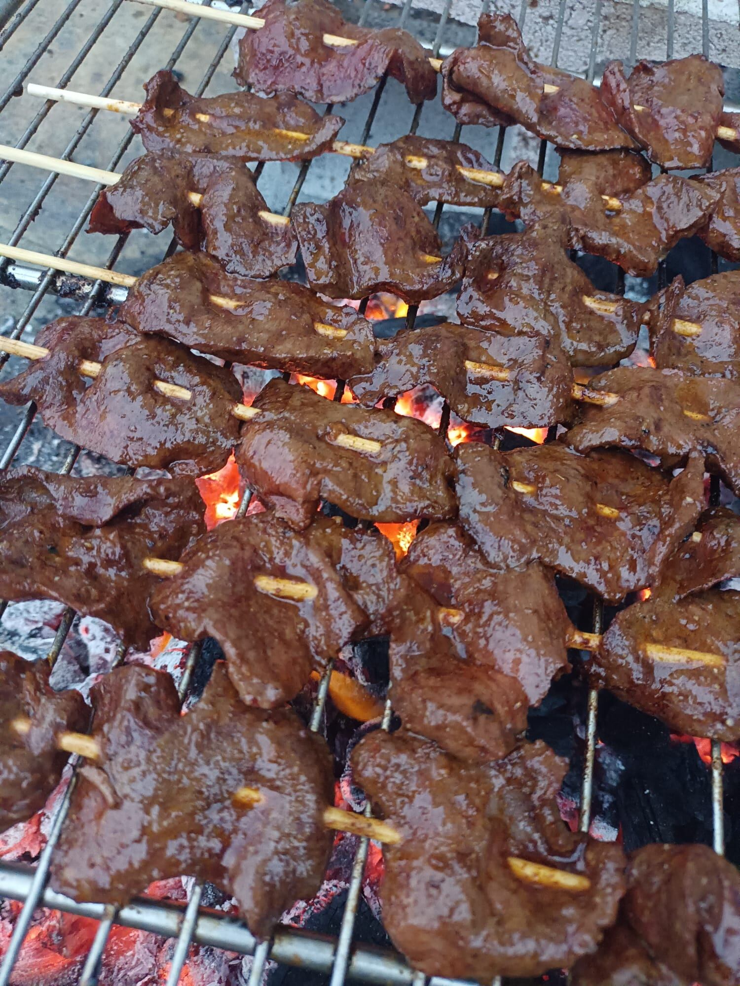 Anticuchos de corzo (David Montes).