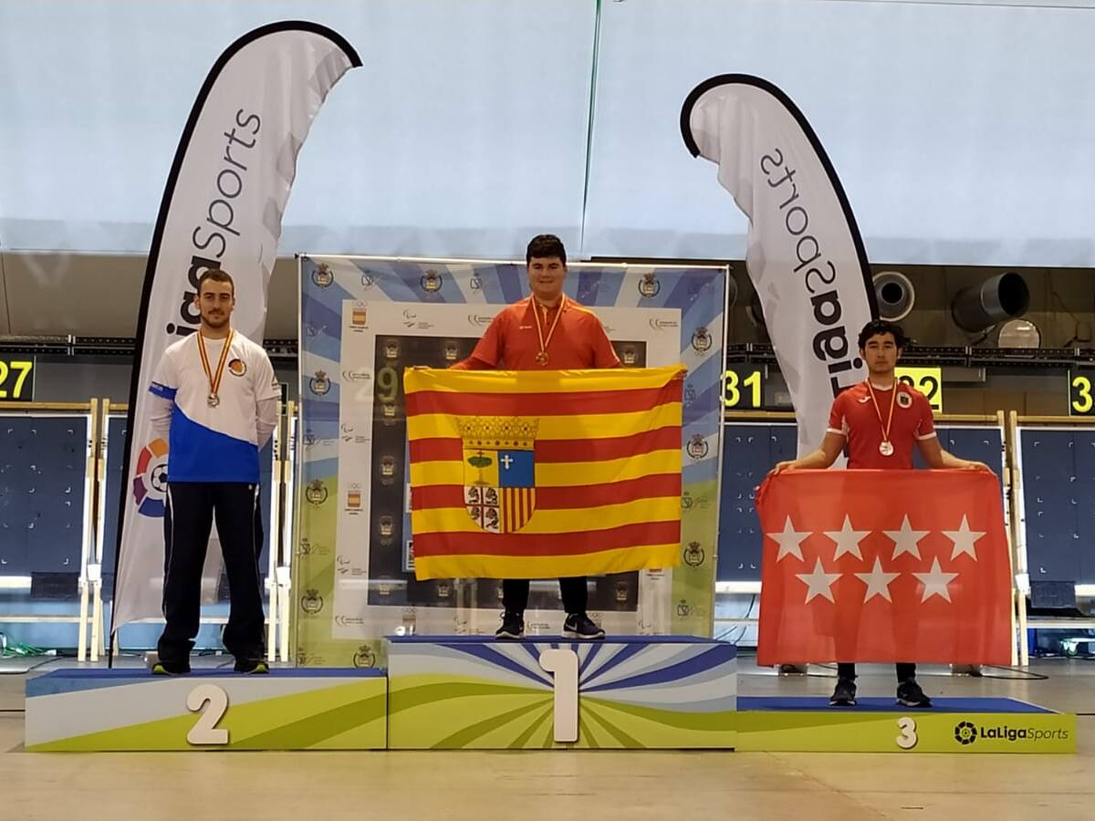 Francho Rufas, oro en arco recurvo Olímpico en el Campeonato de España junior