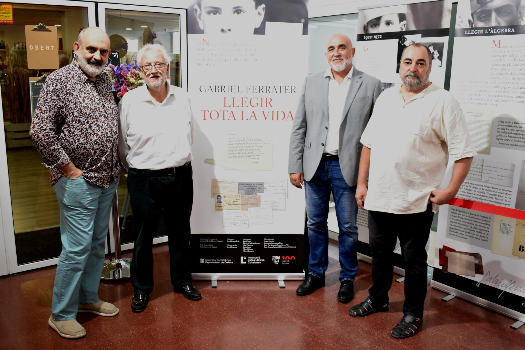 Inauguració de l'exposició "Gabriel Ferrater. Llegir tota la vida"