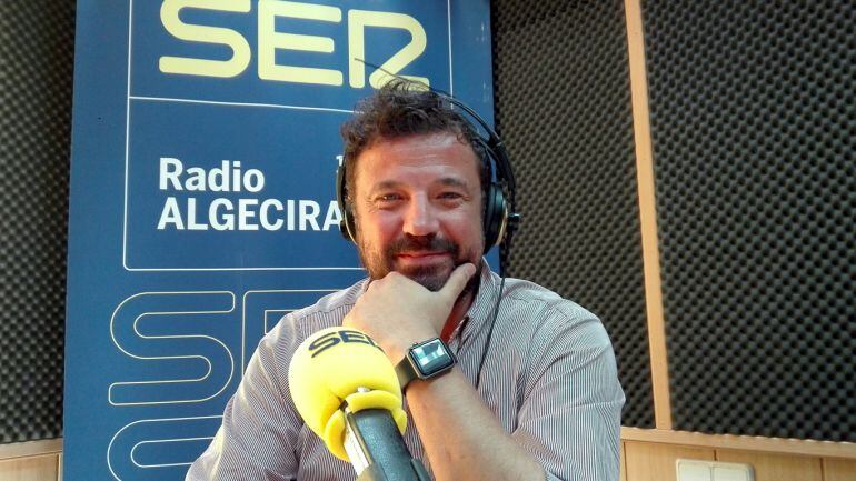 El periodista Pepe Marín nos ha visitado esta mañana.