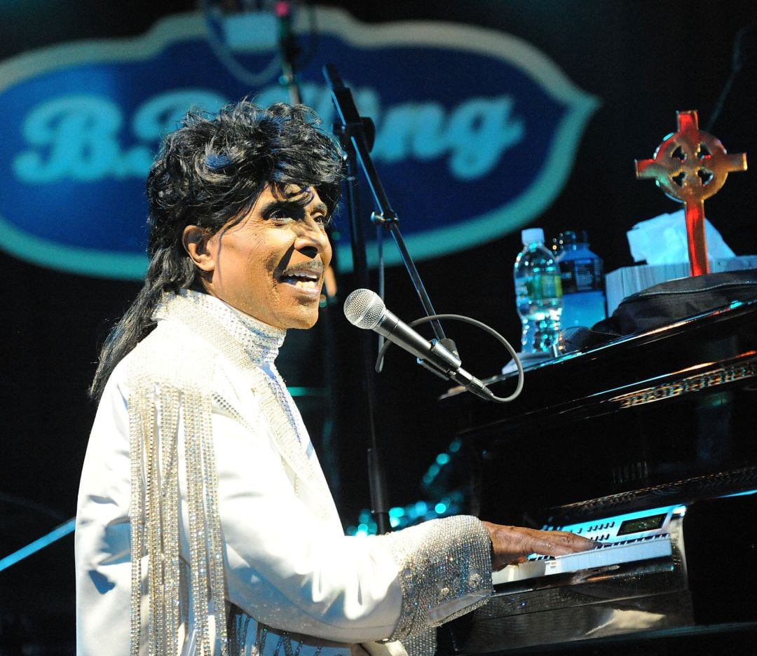 Little Richard en una de sus actuaciones