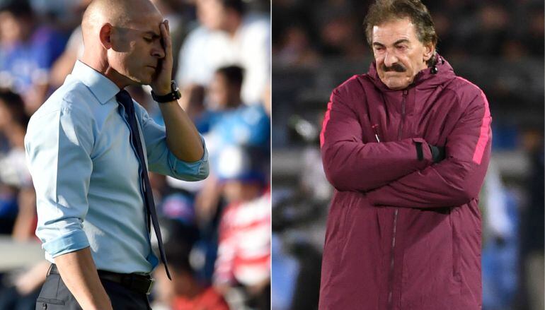 Paco Jémez y La Volpe.