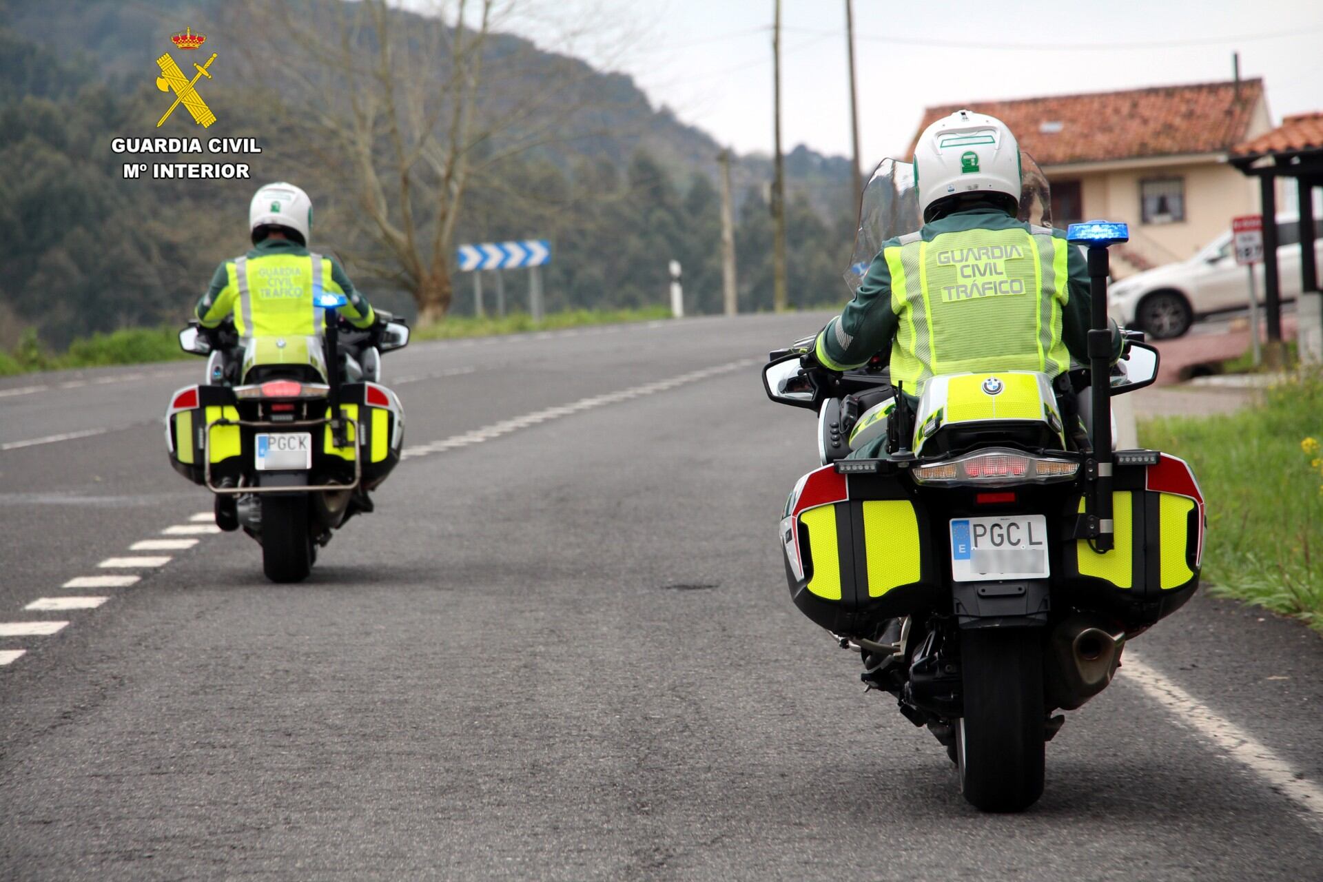 Motoristas de la Agrupación de Tráfico.