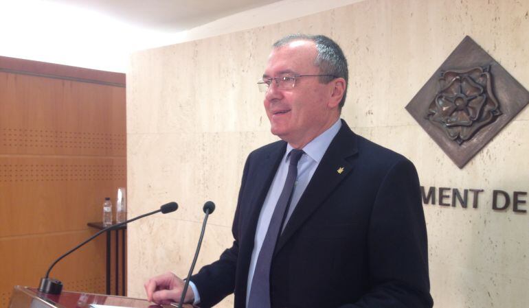 Carles Pellicer, alcalde de Reus. 