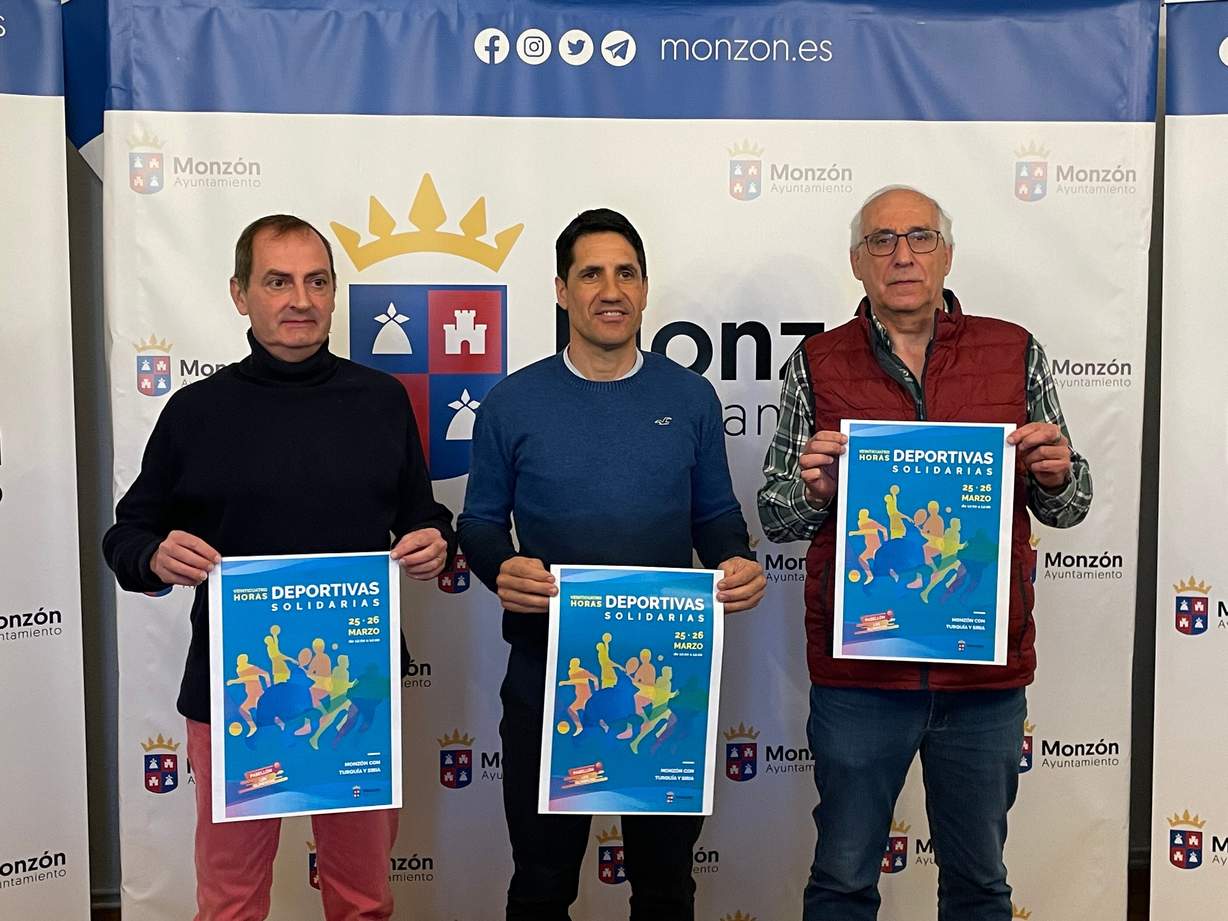 Presentación &quot;24 horas deportivas solidarias&quot; en Monzón