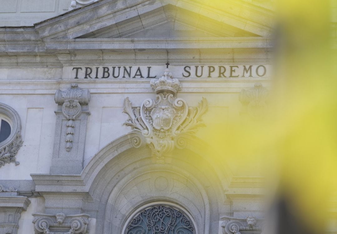  La fachada del Tribunal Supremo, a 15 de octubre de 2021, en Madrid (España)