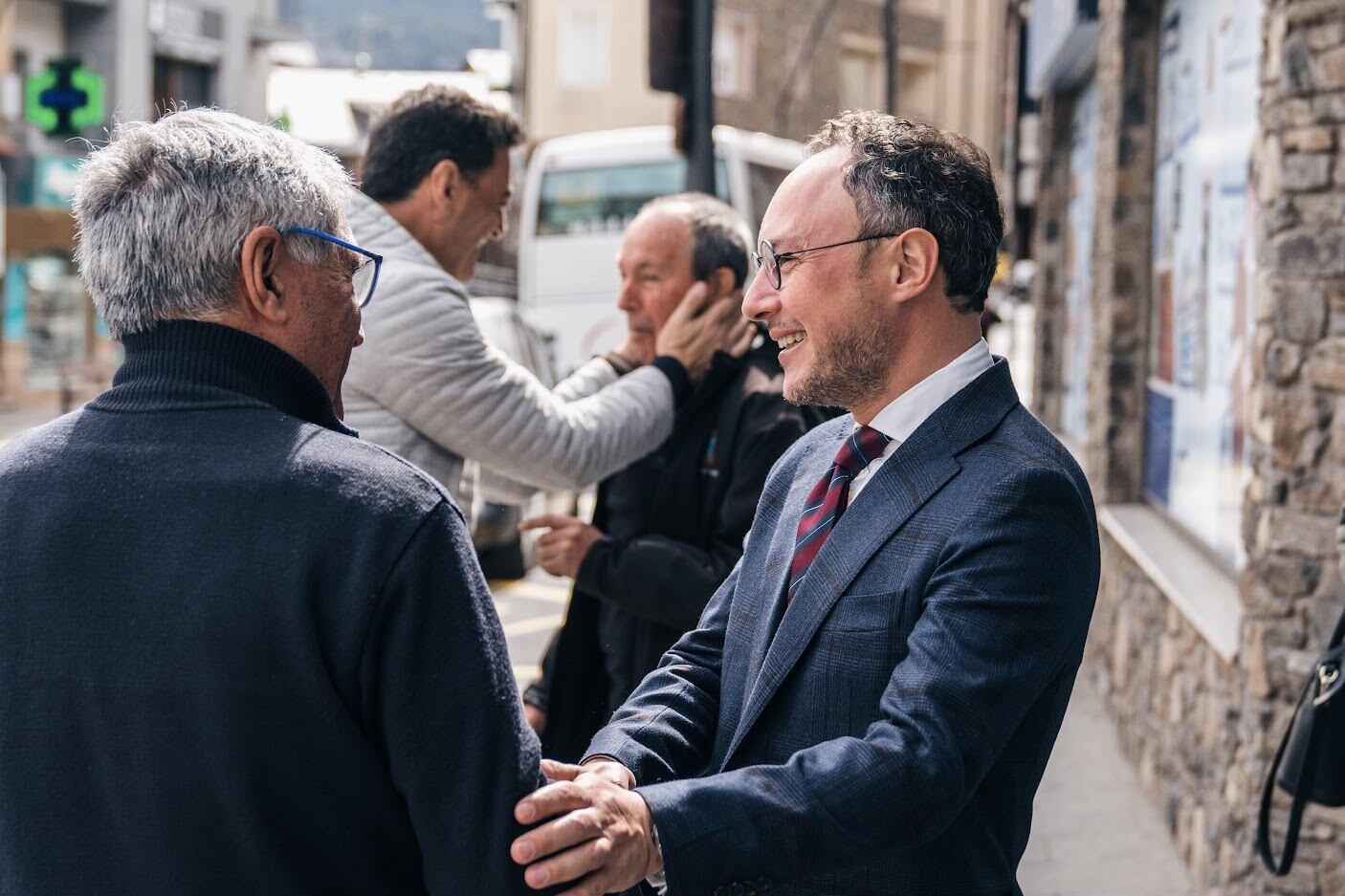 Xavier Espot durant un acte aquest matí.