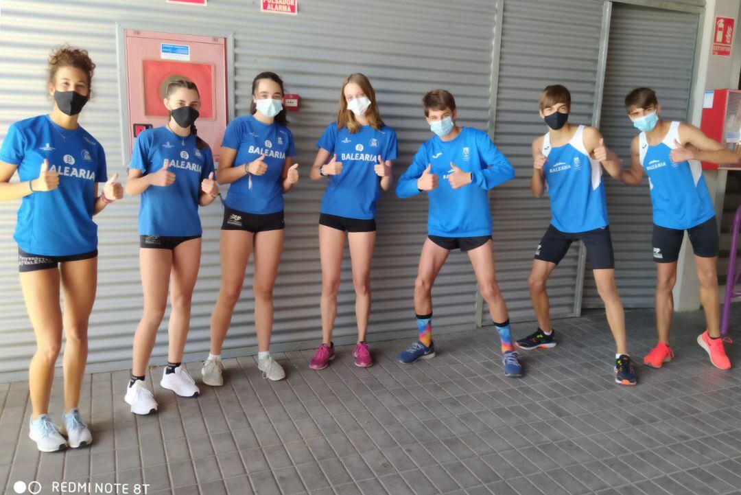 Atletas de las pruebas de Combinades.