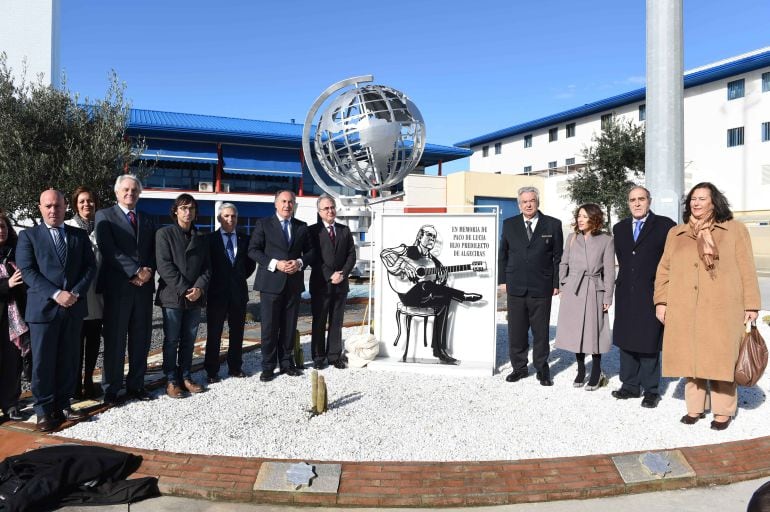 Imagen de la plaza del Centro Penitenciario Botafuegos que rendirña homenaje a Paco de Lucía.