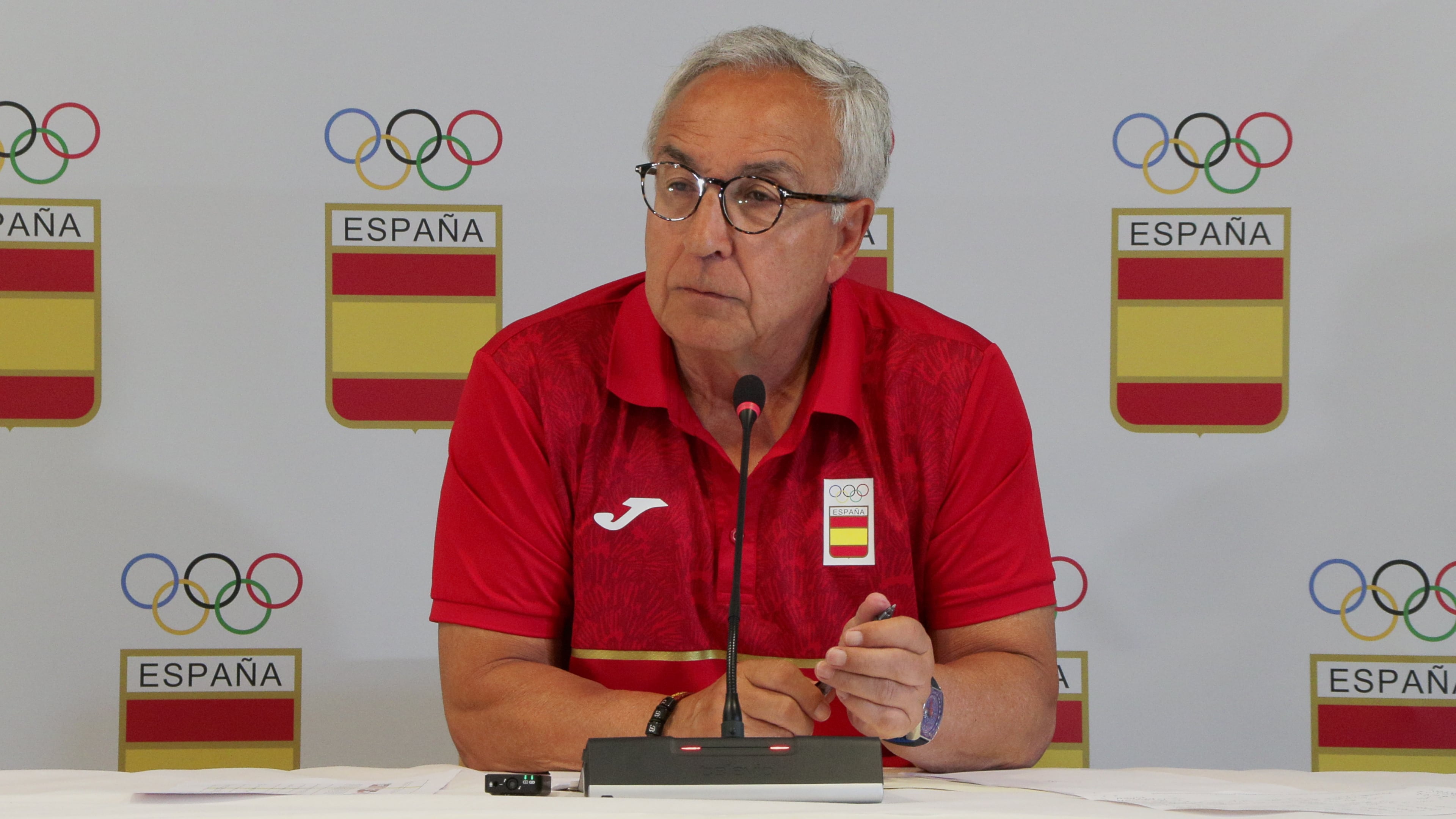 Alejandro Blanco, presidente del Comité Olímpico Español (COE), ofrece una rueda de prensa de balance de la participación española en los Juegos Olímpicos de París 2024 en la Casa España en la capital gala.