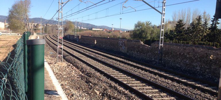 En aquest punt del teixit ferroviari es construirà la nova estació.