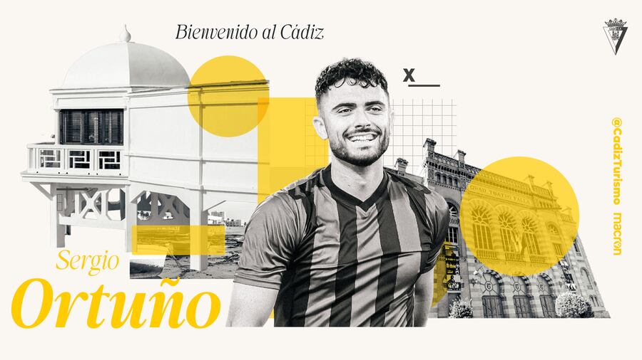 El Cádiz CF ha anunciado la incorporación del alicantino como segundo refuerzo para la 25-26. Foto: Cádiz CF.