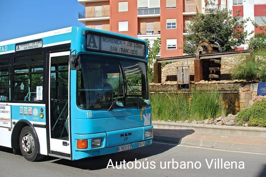 Autobús urbano en Villena