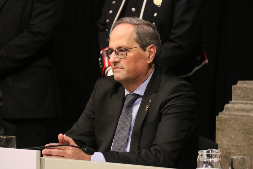 El presidente de la Generalitat, Quim Torra