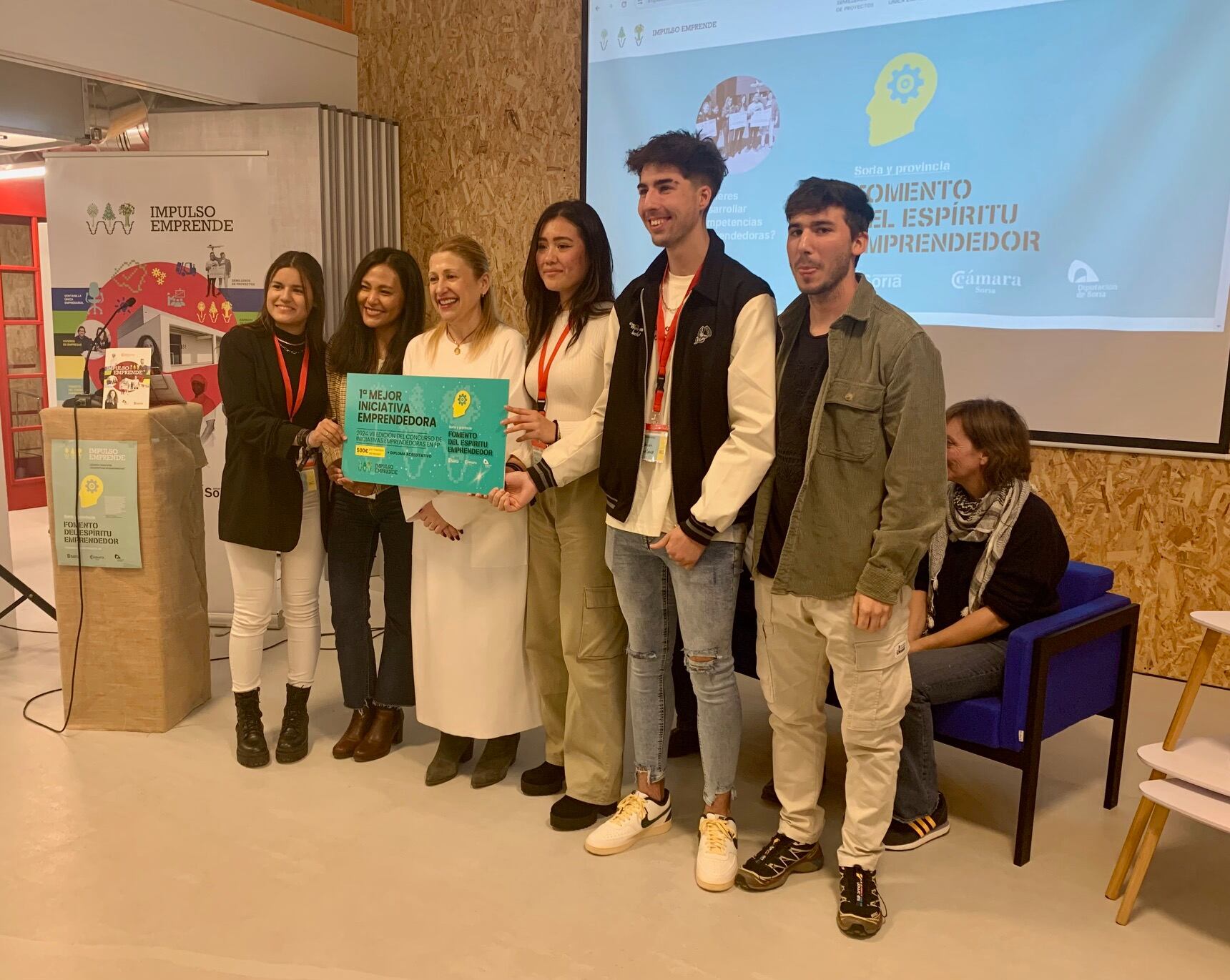 Ganadores del concurso Impuso Emprende.