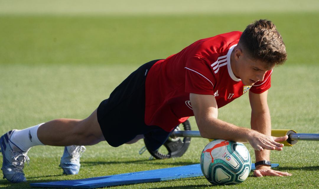 Corpas en un entrenamiento. 