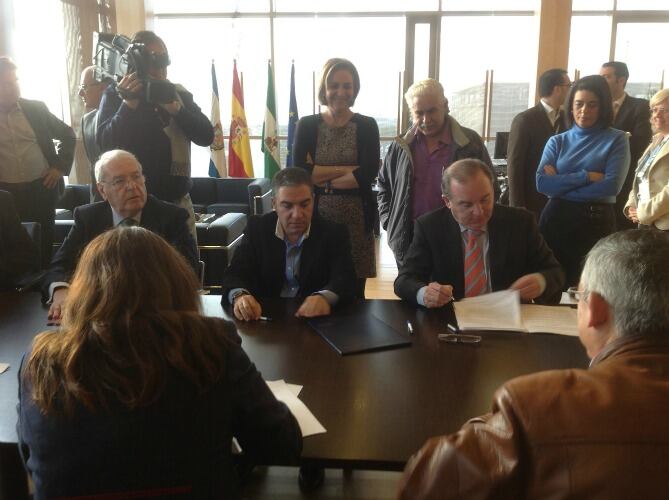 Firma del convenio
