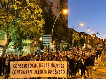 Manifestación del 25-N en Jerez