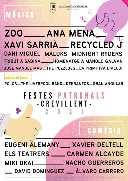 Cartel de las fiestas de Crevillent 2021