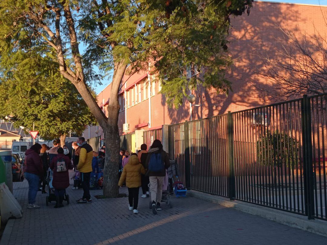 Vuelta al cole tras la Navidad en el colegio &#039;Sagrado Corazón&#039; de Lorca