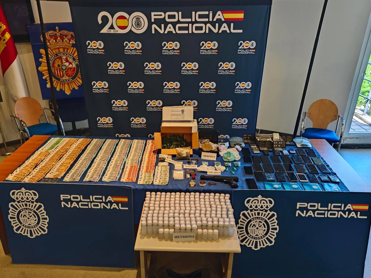 Desmantelado un punto negro de distribución de opiáceos que operaba en la comarca de Talavera de la Reina