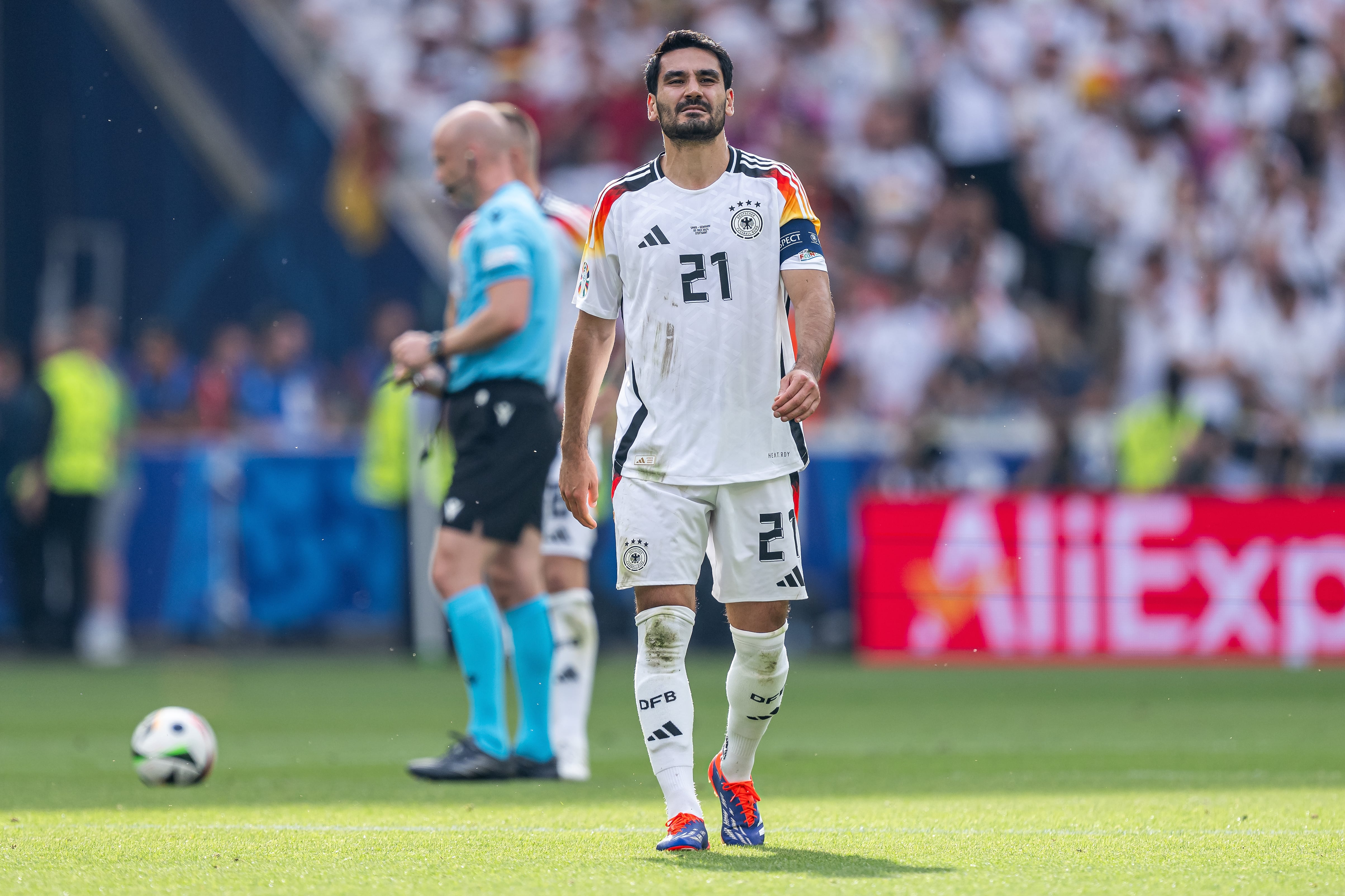 Ilkay Gündogan, en su último partido con Alemania