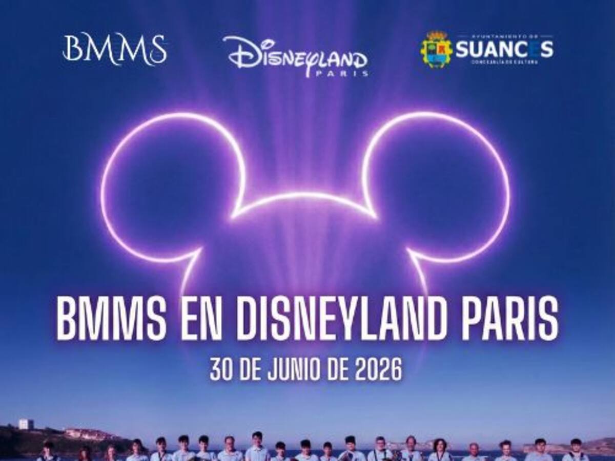 La Banda Municipal de Suances, seleccionada para actuar en el gran desfile de Disneyland París