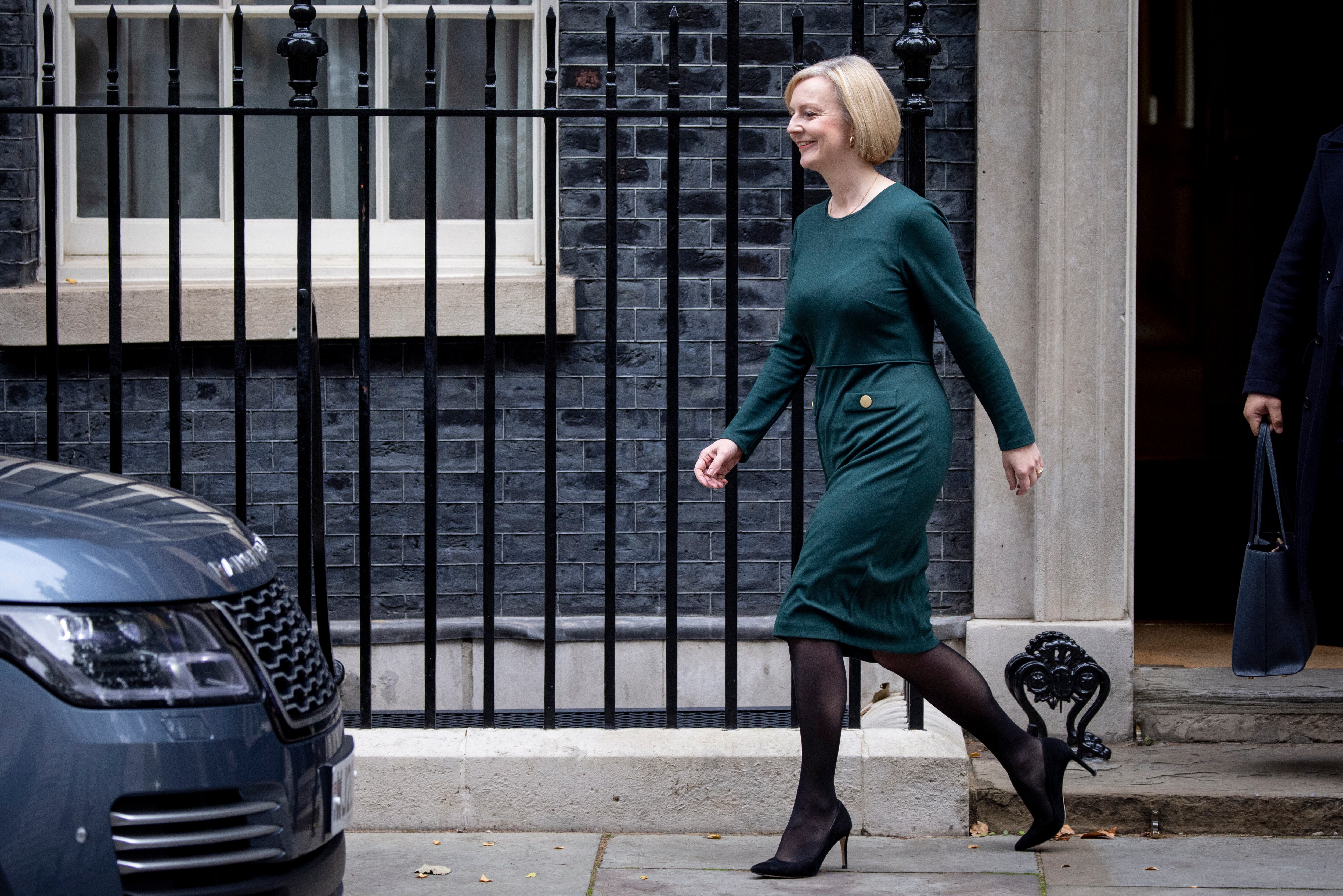 La primera ministra británica, Liz Truss.