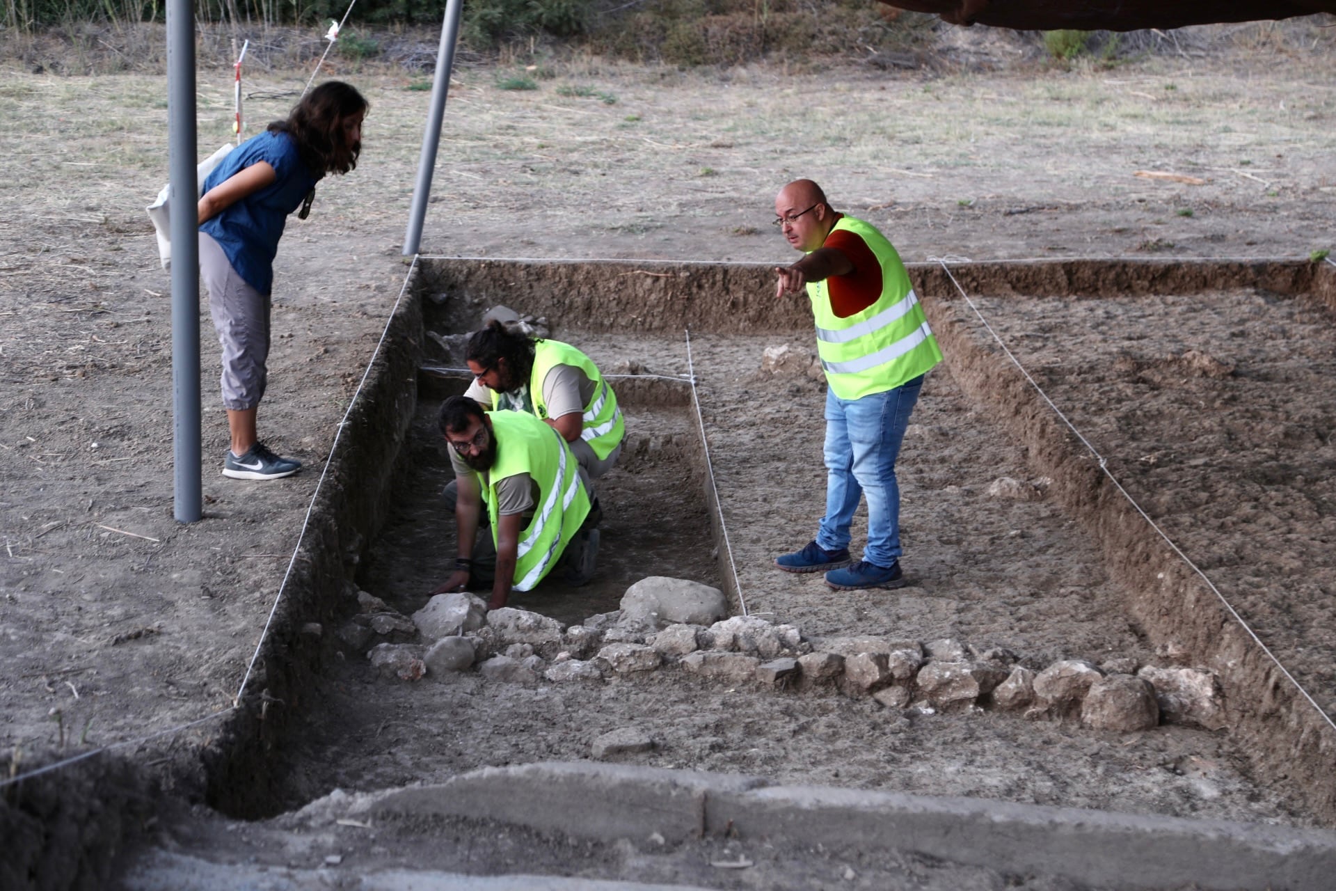 Trabajos de excavación Cerro del Villar a fecha de 19 de septiembre 2022