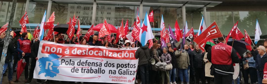 Concentración de los trabajadores de subcontratas de R