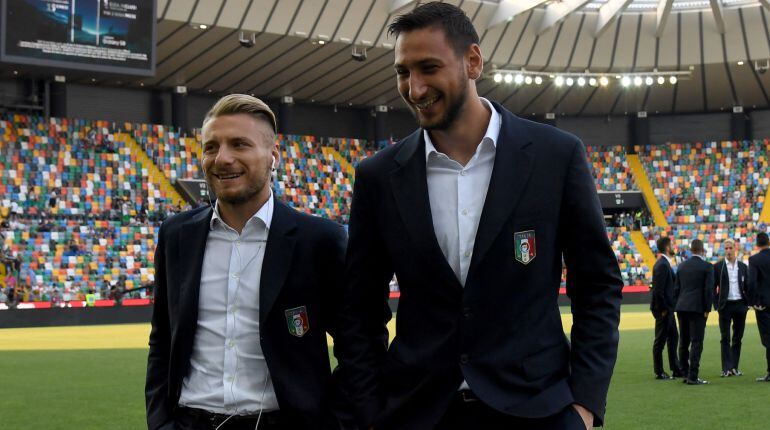 El portero de a selección italiana Donnarumma