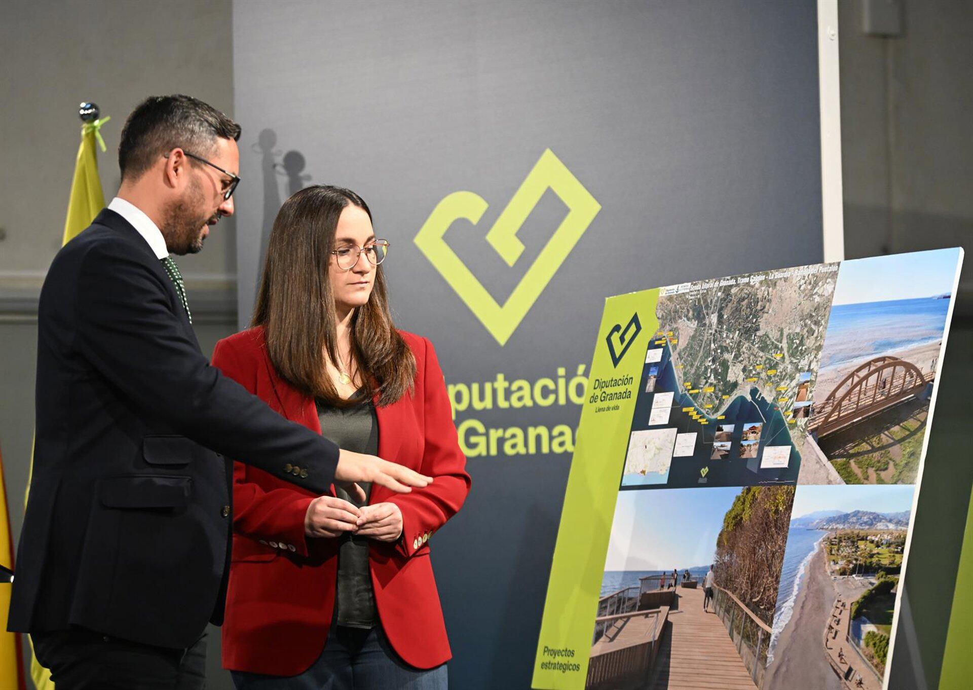 16/01/2026 La diputada de Presidencia, Proyectos Estratégicos Provinciales, Gestión de Bienes Culturales y Reto Demográfico, María Vera, y el diputado de Contratación, Agua, Promoción Agraria y Medio Ambiente, Antonio Mancilla.POLITICA ANDALUCÍA ESPAÑA EUROPA GRANADA
DIPUTACIÓN DE GRANADA
