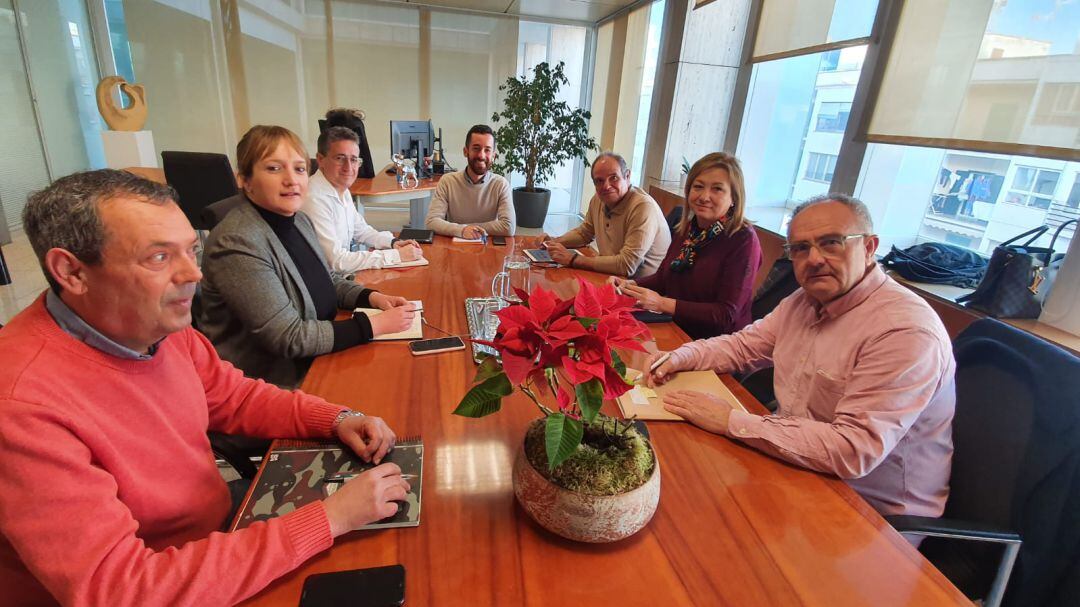 Imagen de la reunión celebrada en el Consell de Ibiza