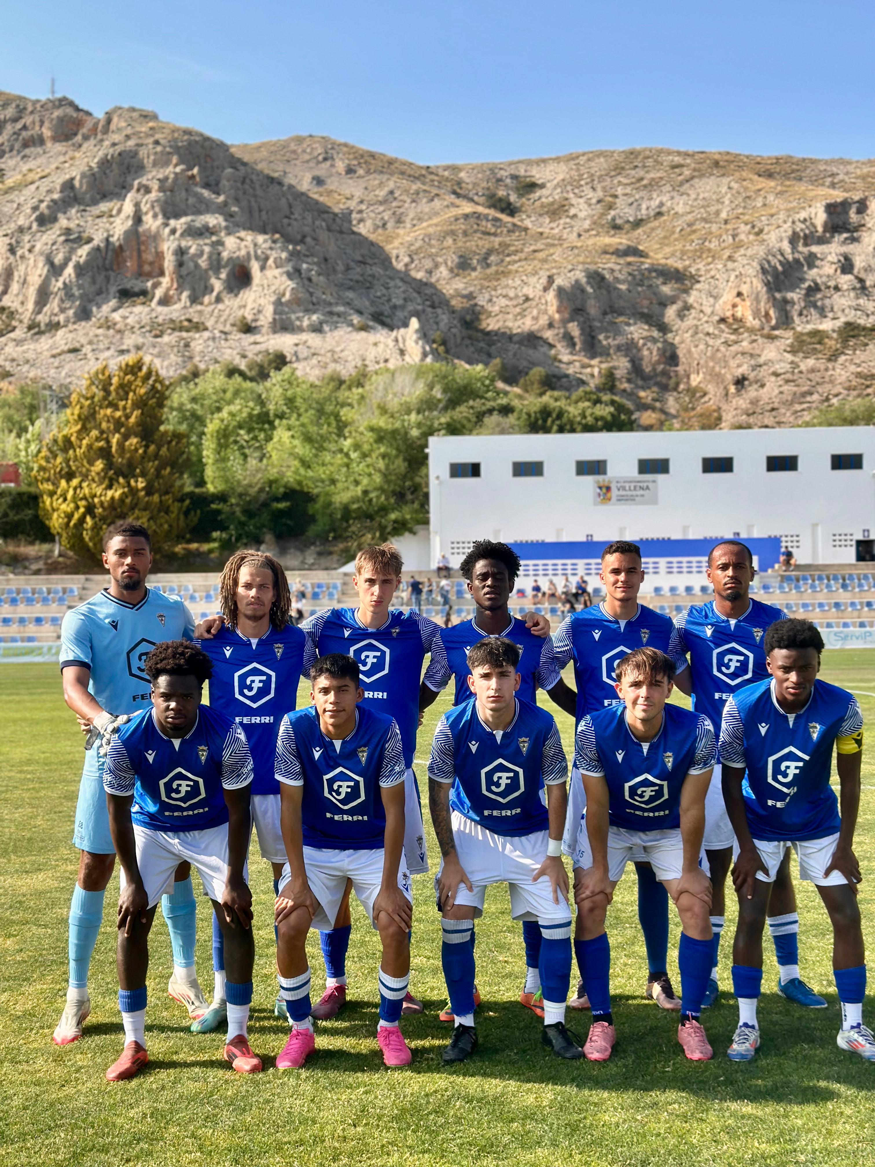 Alineación inicial del partido