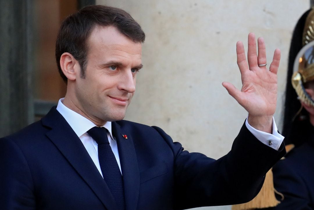 El presidente francés Emmanuel Macron