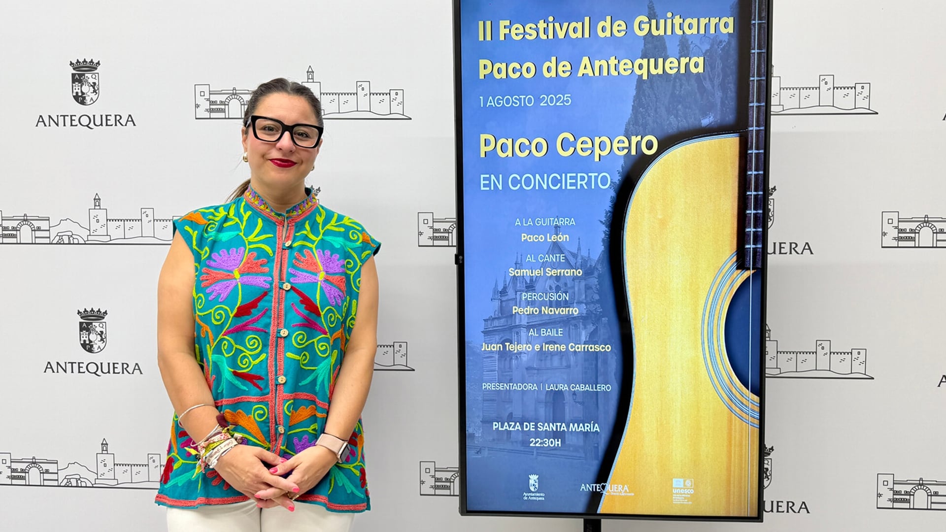 Presentación del Festival de Guitarra Paco de Antequera