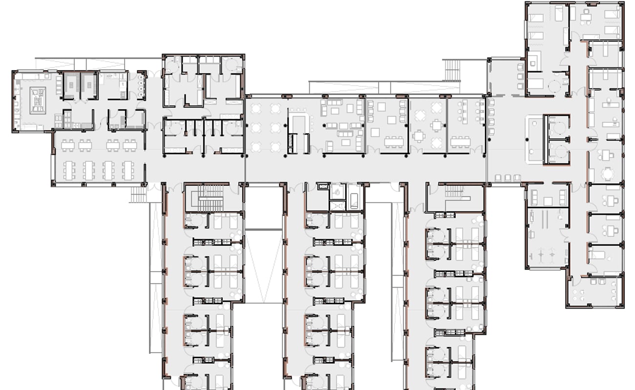 Plano de la futura residencia de mayores de Viso del Marqués (Ciudad Real)