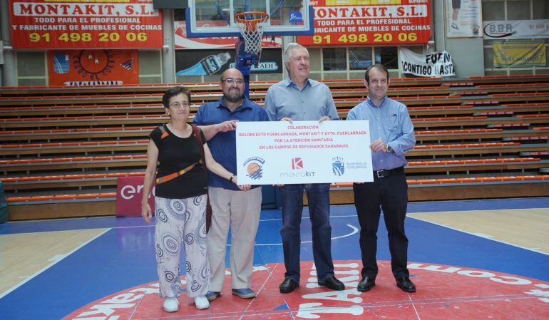 Ayuntamiento, Club Baloncesto Fuenlabrada y Montakit se unen en esta iniciativa.