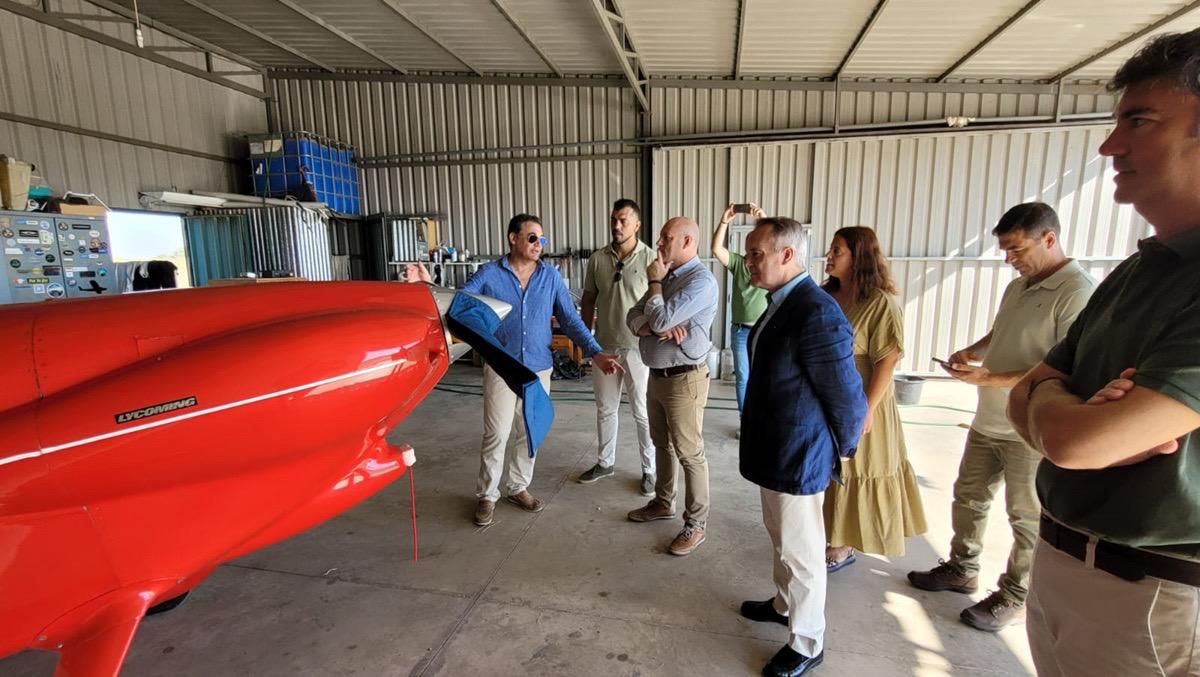 Visita Aeródromo Mérida-Royanejos