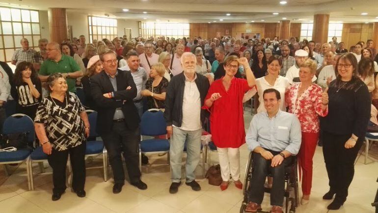 Acto ayer de apoyo a Adriana Valverde.